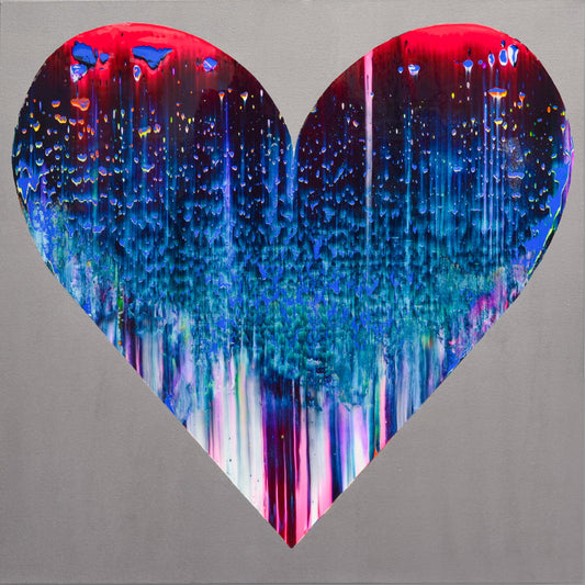 Isabelle Beaubien Oeuvre original - Peinture 30x30 My Heart