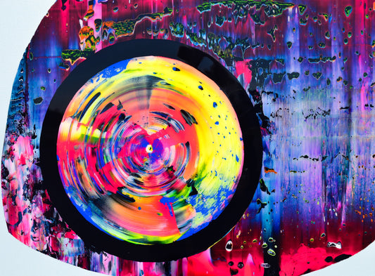 Isabelle Beaubien Oeuvre original - Peinture 48x60 Papillon