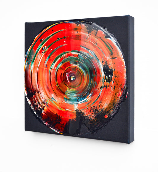 Isabelle Beaubien Oeuvre original - Peinture 12x12 Poppy