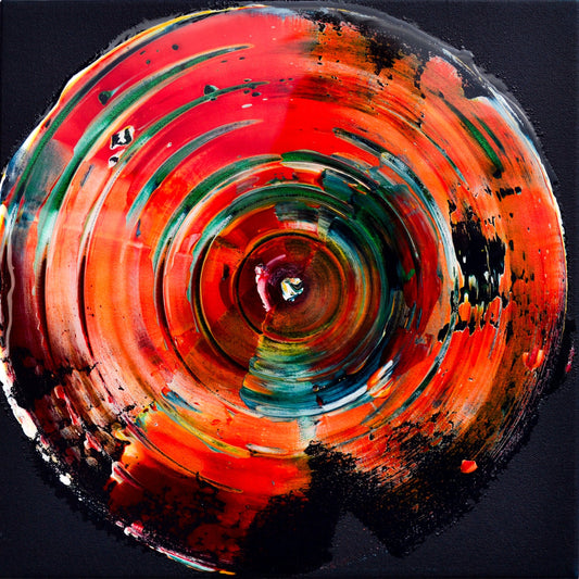 Isabelle Beaubien Oeuvre original - Peinture 12x12 Poppy