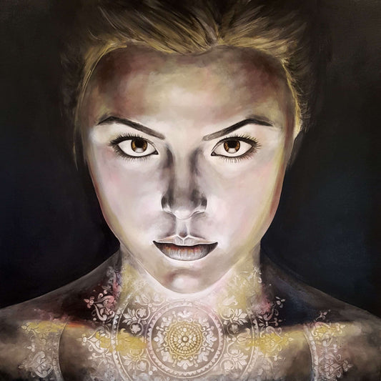 Isabelle Filion Oeuvre original - Peinture 42x42 Incandescent