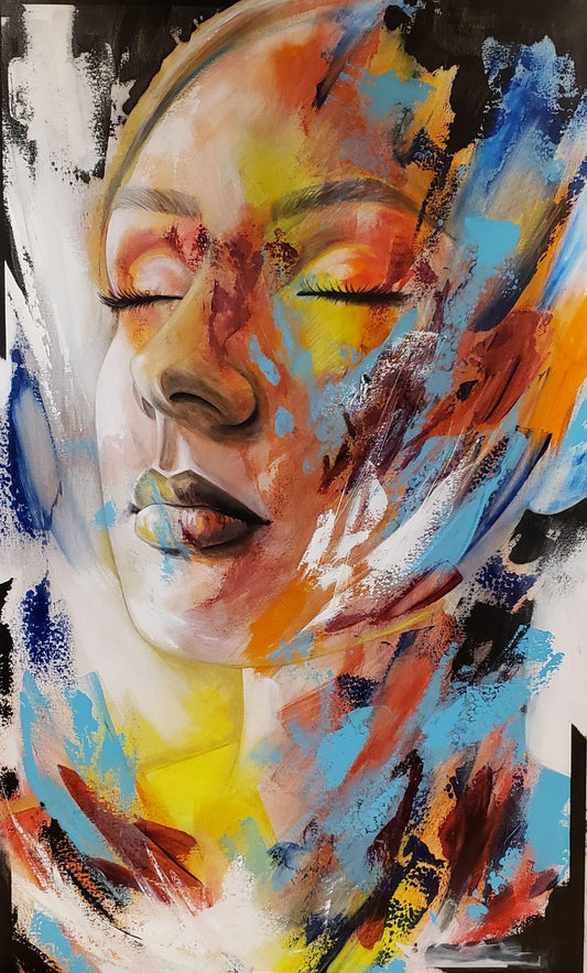 Isabelle Filion Oeuvre original - Peinture 60x36 Momentum 2