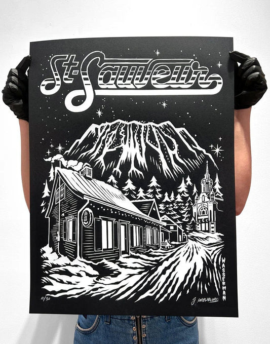 Jason Wasserman Édition limitée - impression numérique 24x18 St-Sauveur