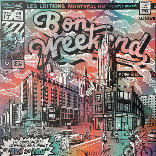 Jason Wasserman Oeuvre original - Peinture 40x40 Toi et moi