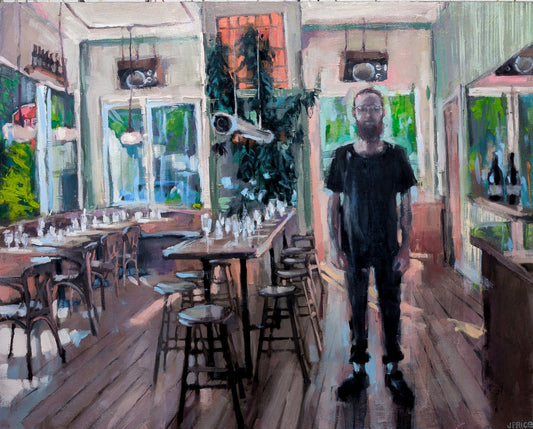 Jeremy Price Oeuvre original - Peinture 24x30 The Stronach