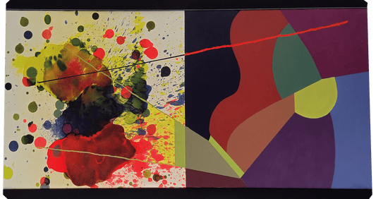 John Kokkinos Oeuvre original - Peinture 29.5x53 Radiant