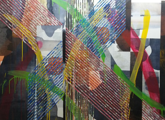 John Kokkinos Oeuvre original - Techniques mixtes 44x60 Processing