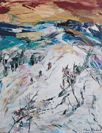 Manon Marchand Oeuvre original - Peinture 18x14 Passion partagée