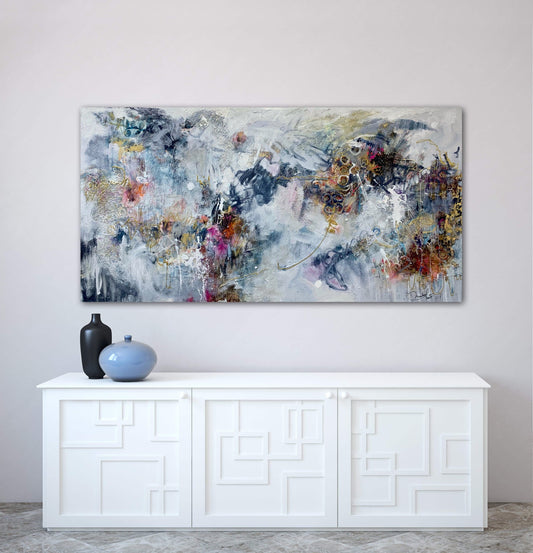 Mariclair Plante Oeuvre original - Peinture 36x72 Had She Known