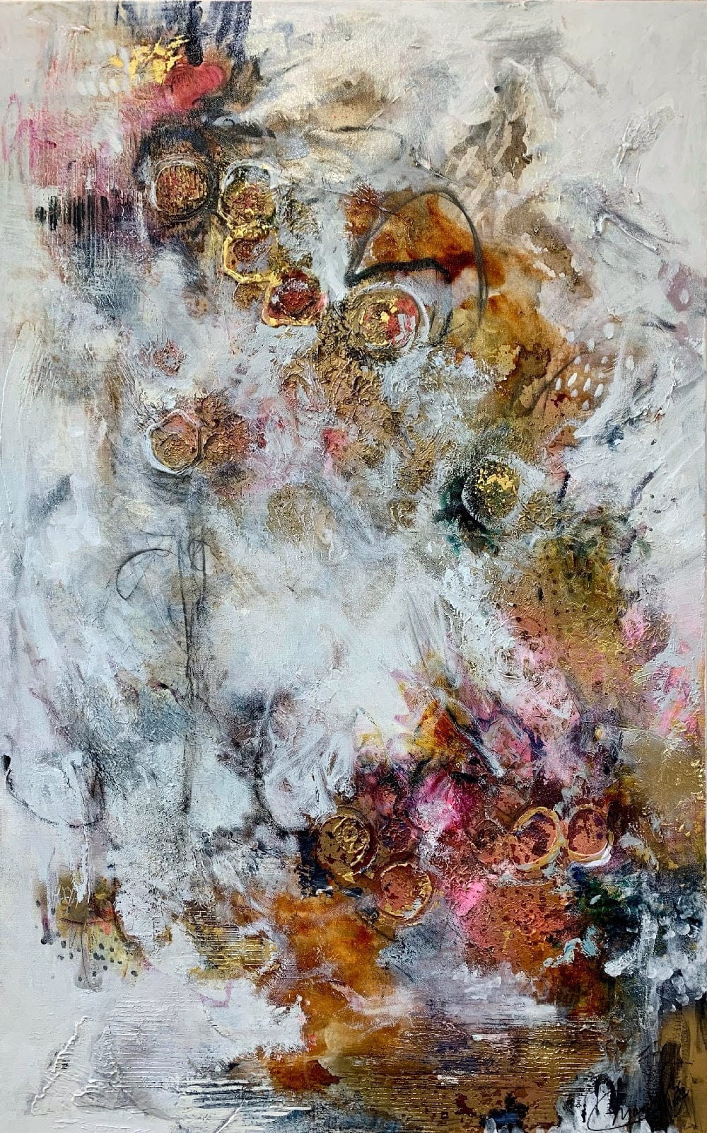 Mariclair Plante Oeuvre original - Peinture 48x30 Point de vue