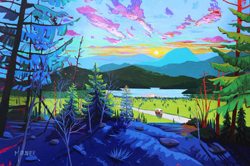 Marnier Oeuvre original - Peinture 40x60 Manifestation