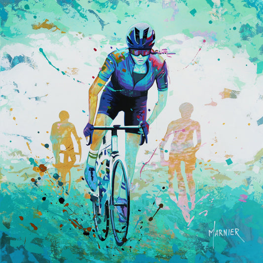 Marnier Oeuvre original - Peinture 40x40 Pour moi