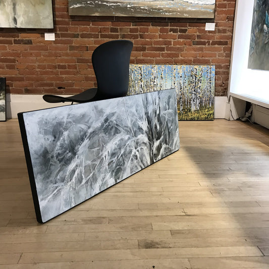 Martine Cloutier Oeuvre original - Peinture 18x50 Fraîcheur