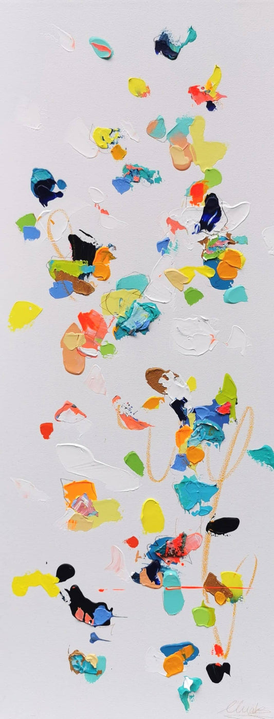Nabz Oeuvre original - Peinture 30x12 Festive Soul