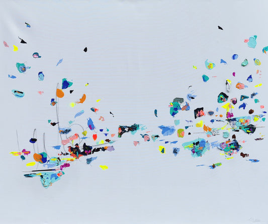 Nabz Oeuvre original - Peinture 40x48 Happy Land
