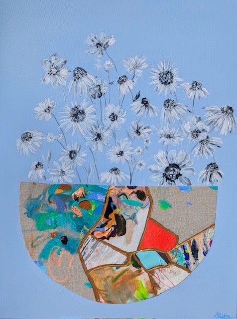 Nabz Oeuvre original - Peinture 40x30 Les pots 21