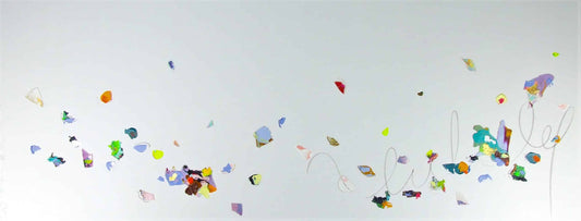 Nabz Oeuvre original - Peinture 24x60 Light Hearted