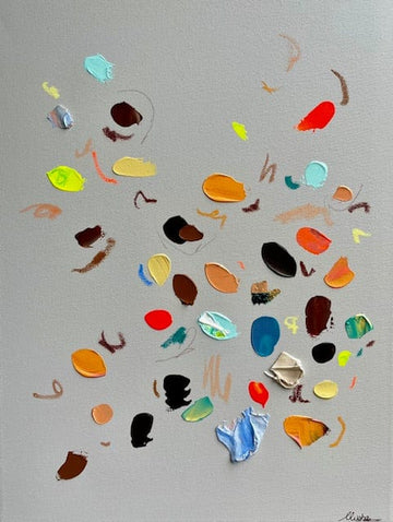 Nabz Oeuvre original - Peinture 18x24 Neutral and Sand