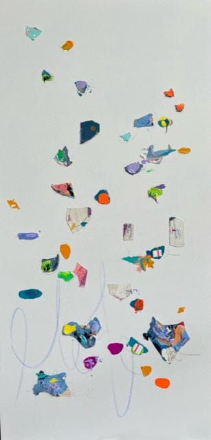 Nabz Oeuvre original - Peinture 38x18 New Start