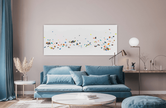 Nabz Oeuvre original - Peinture 30x72 Peaceful Spring