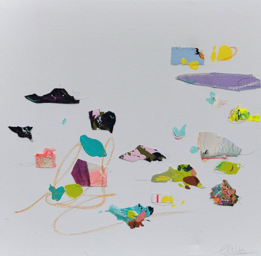 Nabz Oeuvre original - Peinture 16x16 Road Trip