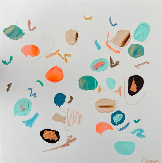 Nabz Oeuvre original - Peinture 12x12 Sea Vibe