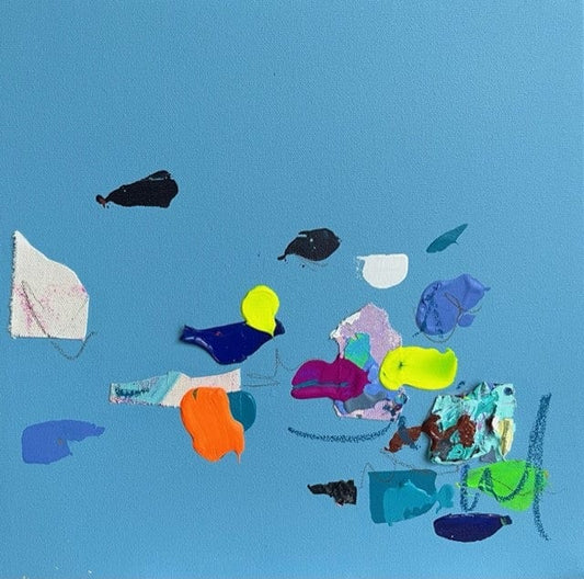 Nabz Oeuvre original - Peinture 12x12 Singing Stream