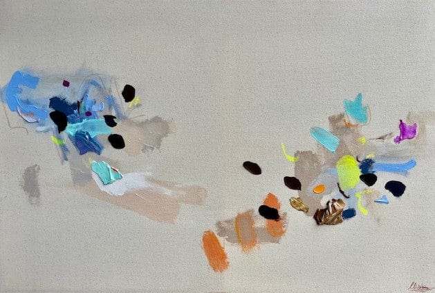 Nabz Oeuvre original - Peinture 24x36 Warm Gray and Calm