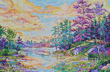 Noémie L. Côté Oeuvre original - Peinture 40x60 Soft Summer
