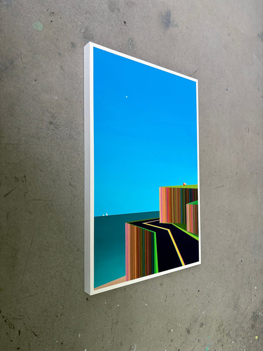 Patrick Déziel Oeuvre original - Peinture 36x24 Route côtière