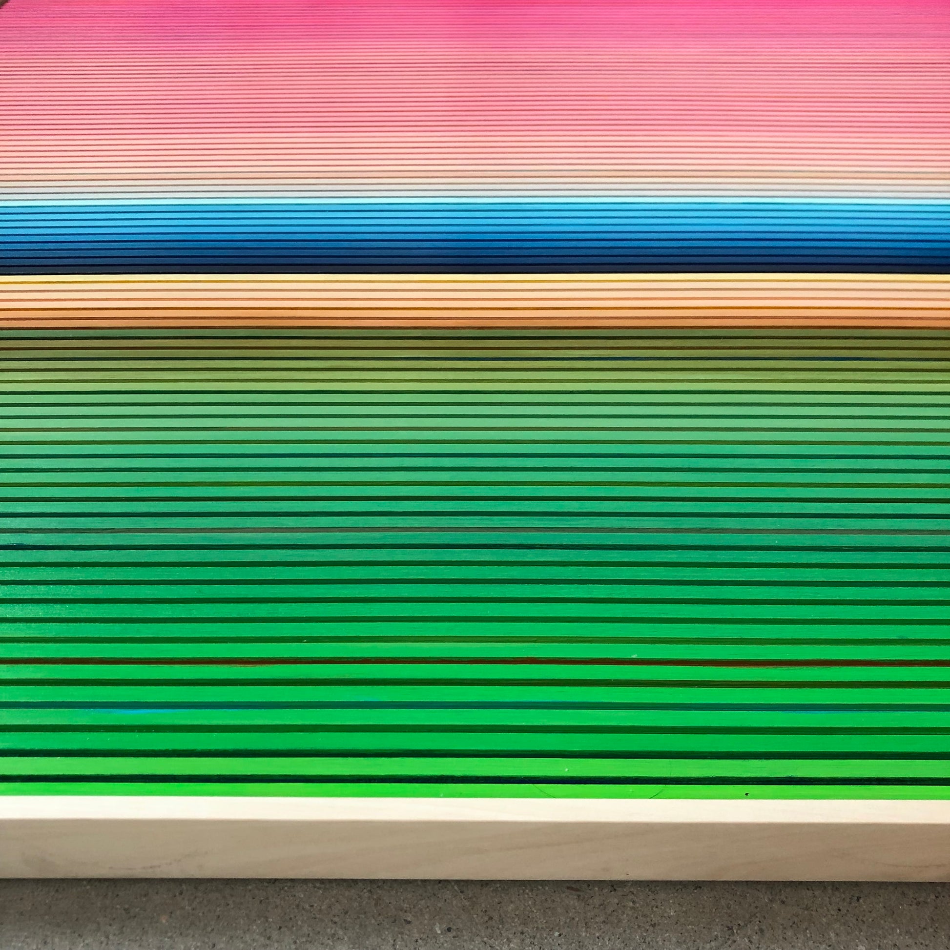 Patrick Déziel Oeuvre original - Peinture 36x36 Sunset In Bali