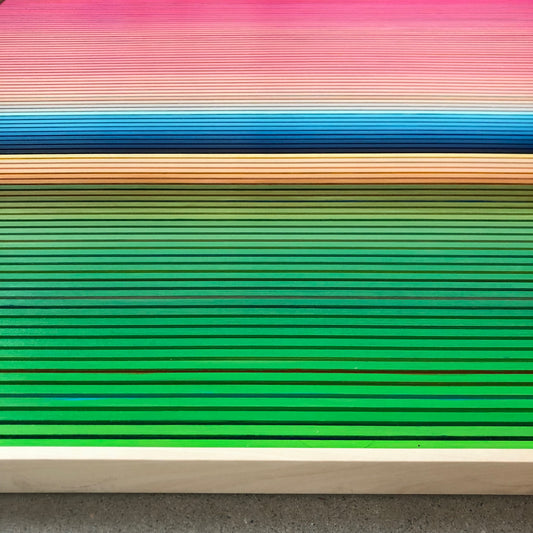 Patrick Déziel Oeuvre original - Peinture 36x36 Sunset In Bali