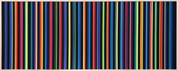 Patrick Déziel Oeuvre original - Techniques mixtes 24x60 Electric Avenue