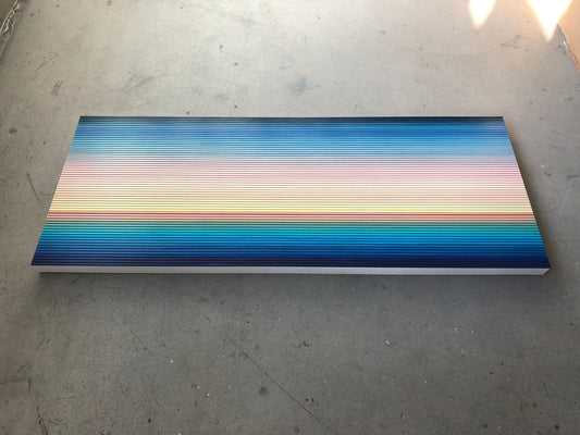 Patrick Déziel Oeuvre original - Techniques mixtes 24x60 Key West