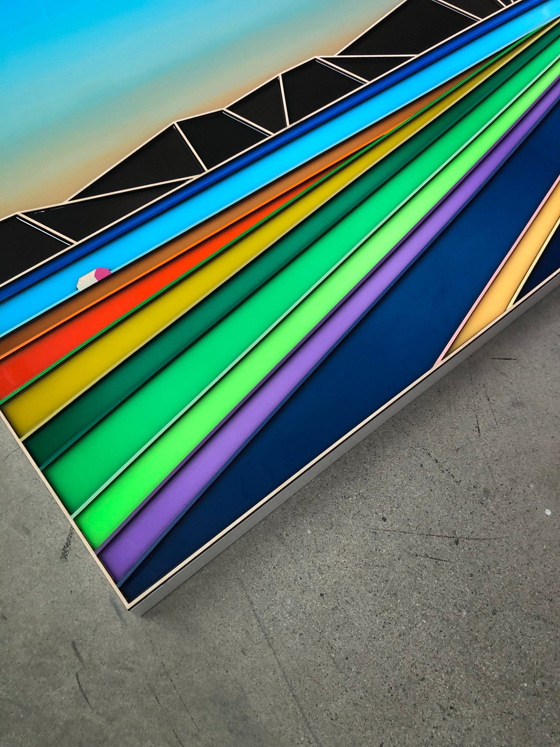 Patrick Déziel Oeuvre original - Techniques mixtes 36x48 On My Way