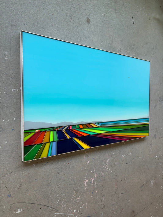 Patrick Déziel Oeuvre original - Techniques mixtes 36x60 Summer Breeze