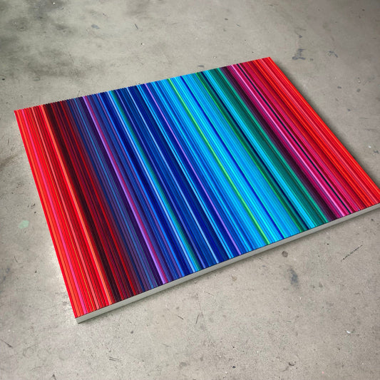 Patrick Déziel Oeuvre original - Techniques mixtes 36x48 Transition