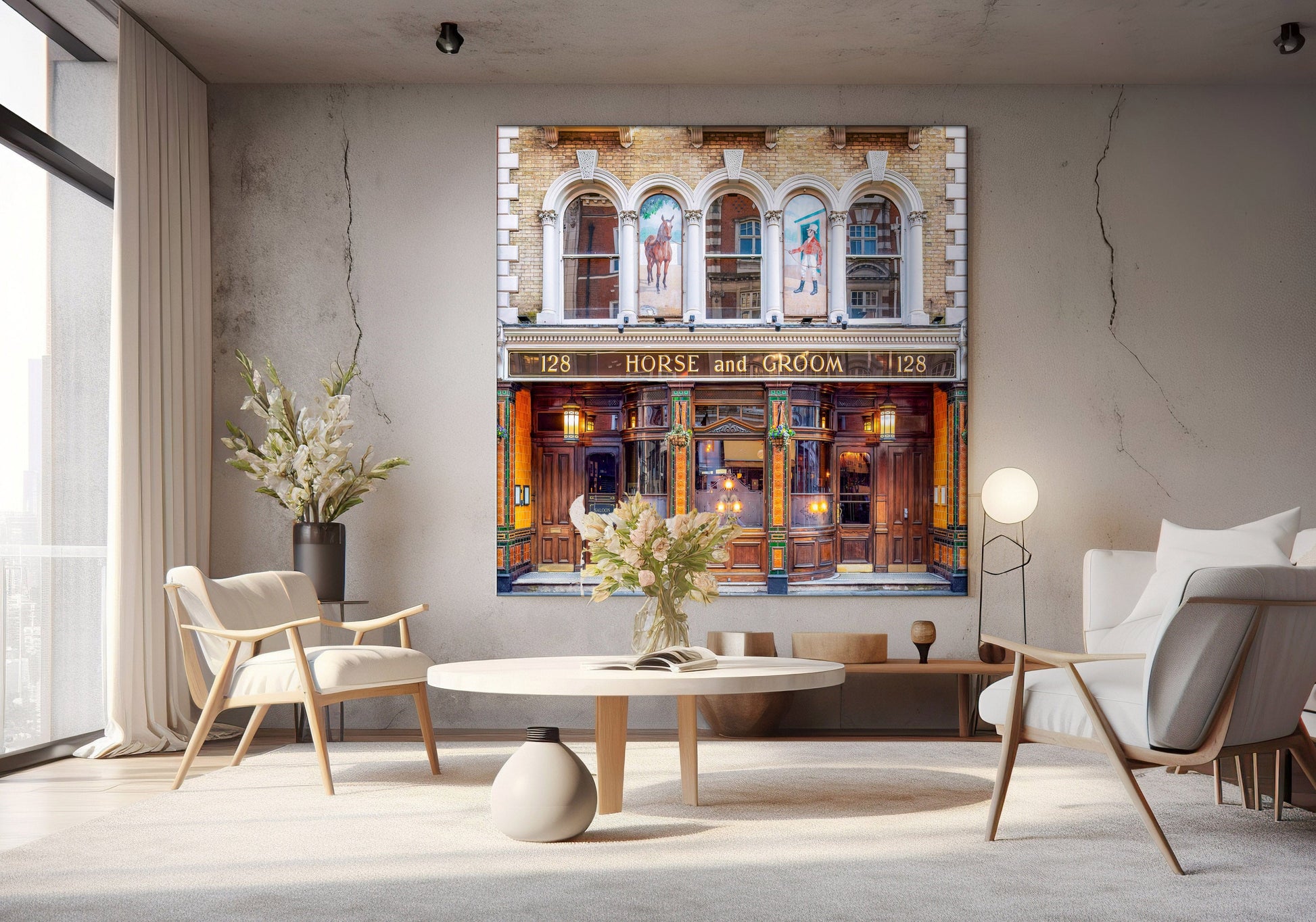 Phil Carrière Oeuvre original - Photographie Horse and Groom