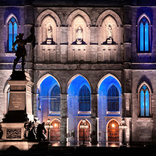 Phil Carrière Oeuvre original - Photographie Sieur Maisonneuve et Notre-Dame