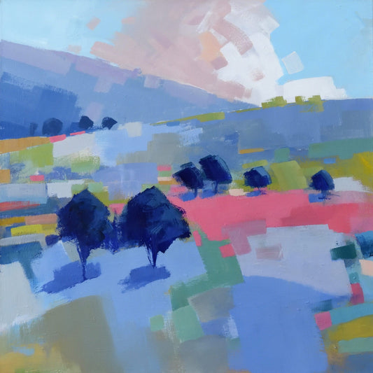 Robert Séguin Oeuvre original - Peinture 30x30 Landscape 2208