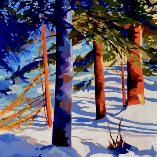 Robert Séguin Oeuvre original - Peinture 36x36 Landscape 2232