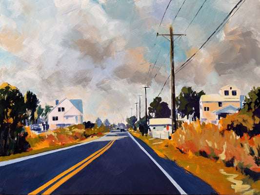 Robert Séguin Oeuvre original - Peinture 36x48 On The Road Again 4