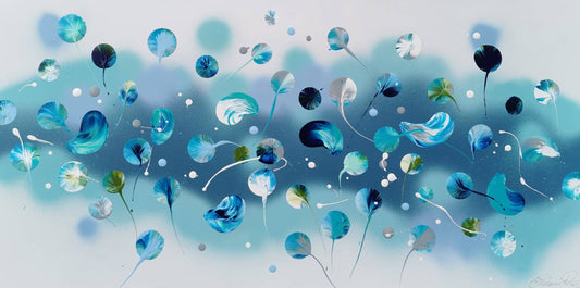 Stéphanie Rivet Oeuvre original - Peinture 30x60 Full of Kindness