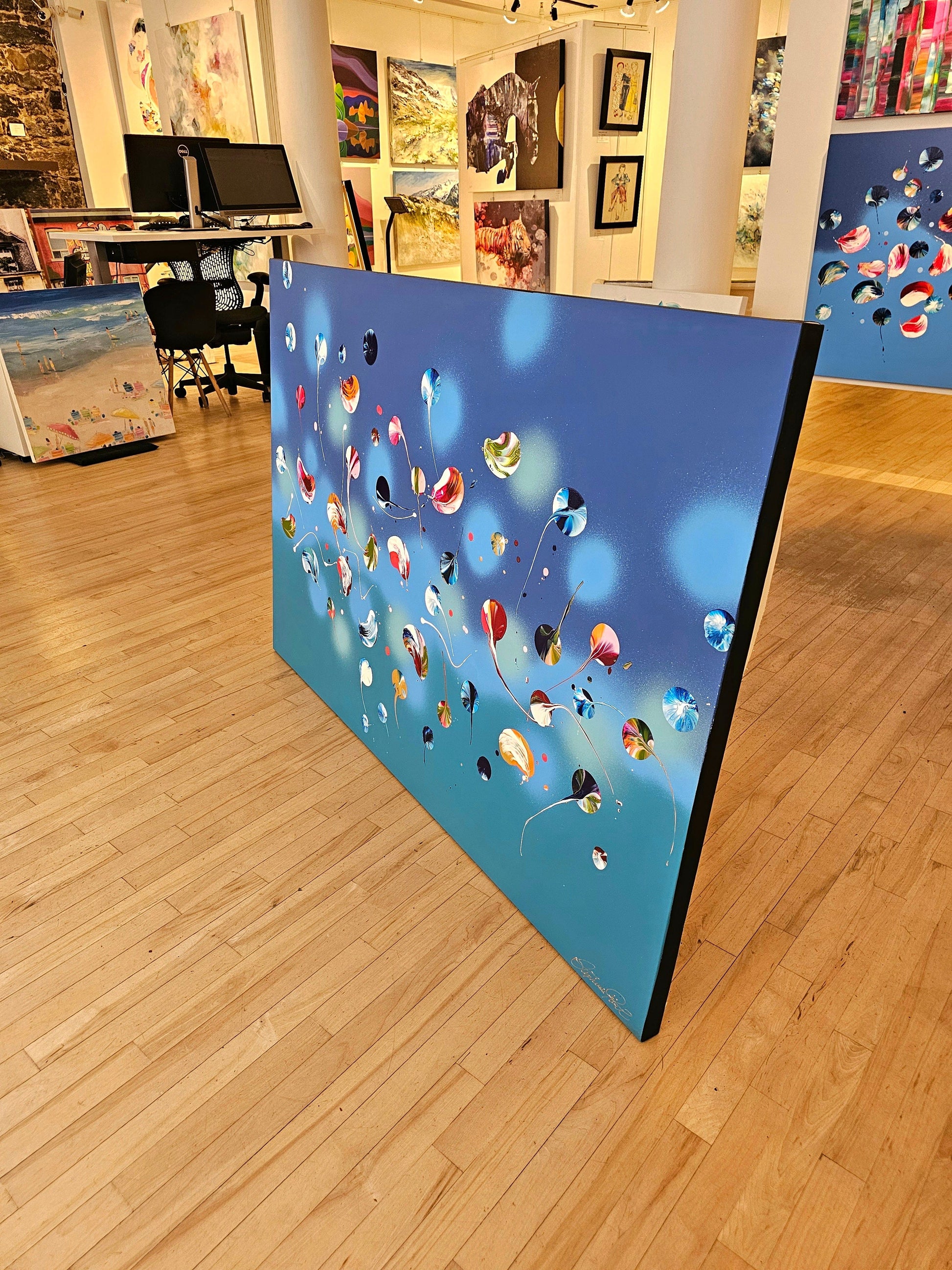 Stéphanie Rivet Oeuvre original - Peinture 40x60 Summer Melody