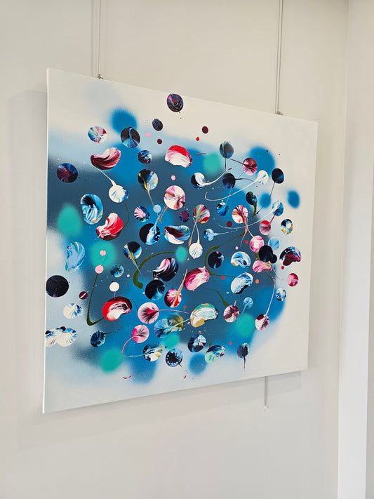 Stéphanie Rivet - Studio Oeuvre original - Peinture 40x40 Sweet Melody