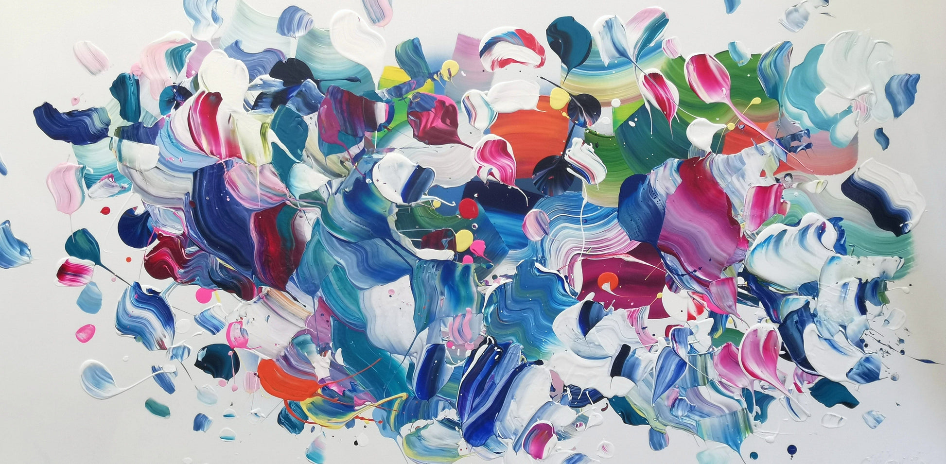 Stéphanie Rivet - Studio Oeuvre original - Peinture 30x60 The Magic Place