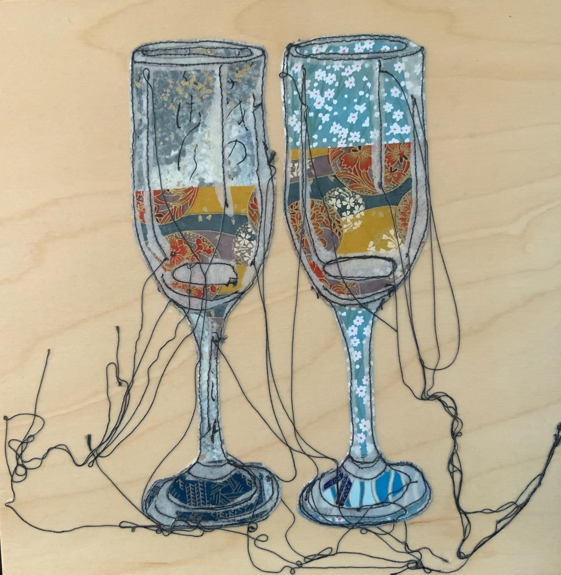 Sylvie Lajoie Oeuvre original - Techniques mixtes 10x10 Santé