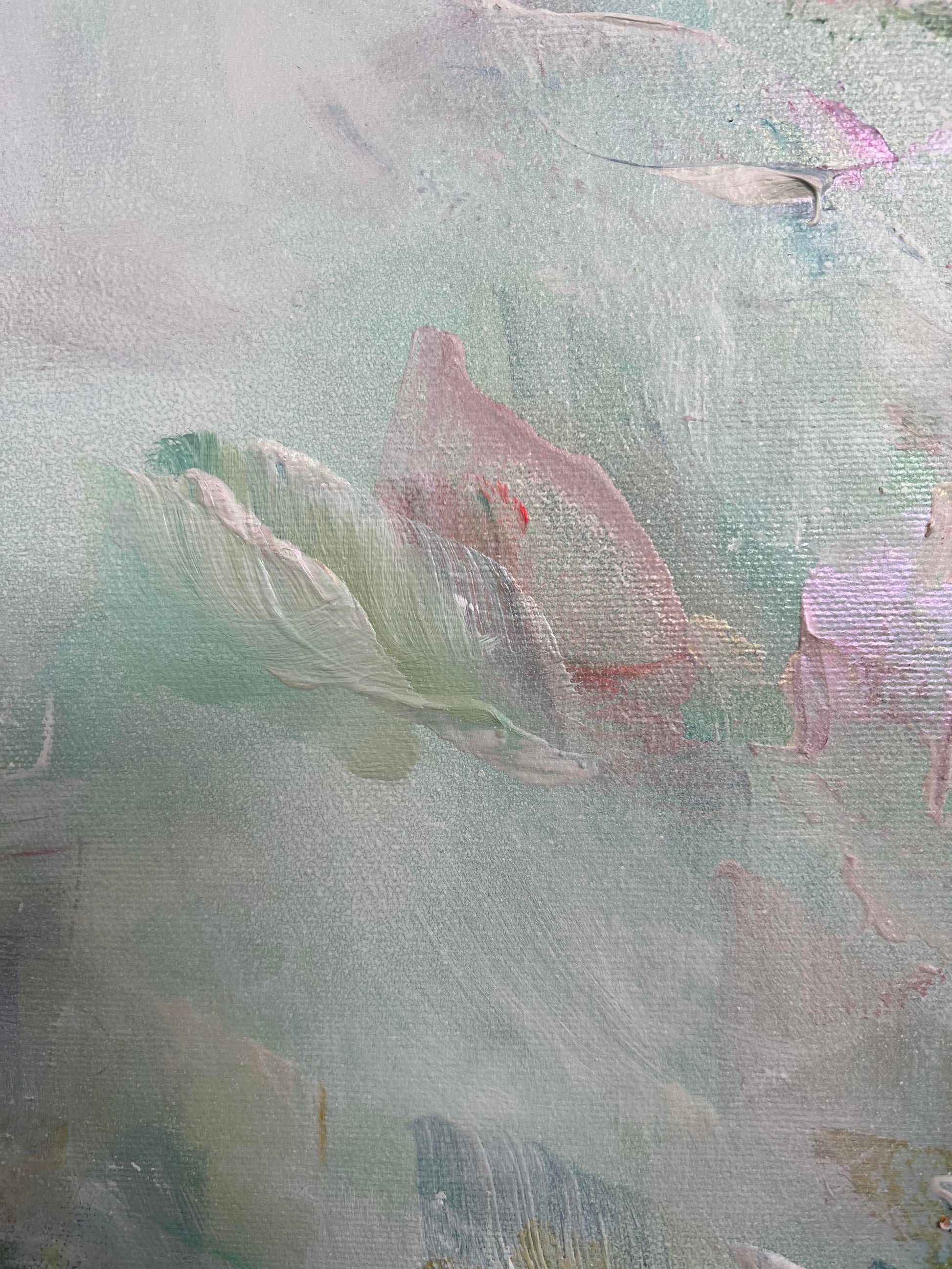 Vé Boisvert Oeuvre original - Peinture 48x40 The Nature of Love