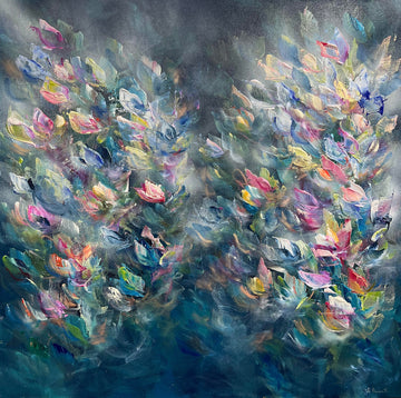 Vé Boisvert Oeuvre original - Peinture 36x36 Cupcake Heaven