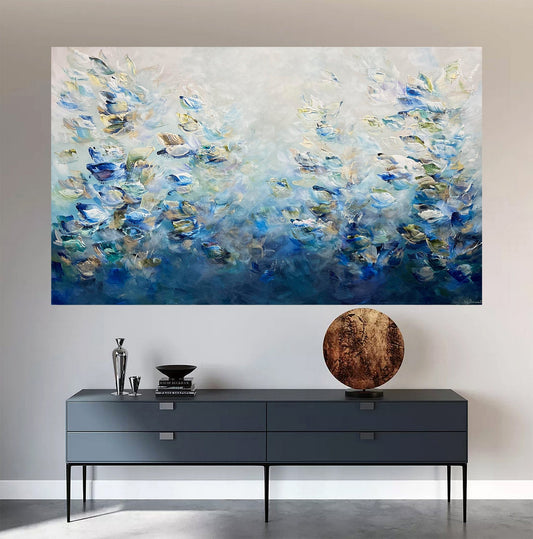 Vé Boisvert Oeuvre original - Peinture 36x60 Echoes of Serenity